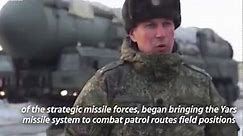 Putin launches nuclear war drills as 7,500 mile-range Yars missile test prepared