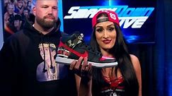 Nikki Bella's unveils her custom-made WrestleMania sneakers: Exclusive, March 21, 2017