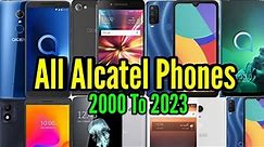 Evolution Of Alcatel Mobile Phone 2000 To 2023 | Tech Evolution Wednesday's