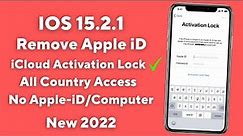 IOS 15.2.1 ! How To Remove iCloud Activation Lock✔️ All Country Access ✔️ Unlock iCloud Lock✅ 2022