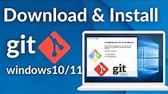 How to install Git on Windows 10 (2023) | Git installation on windows