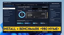 How to Install Samsung Magician Software on Windows 11 + Samsung SSD 980 NVMe M2 Benchmark [500 GB]