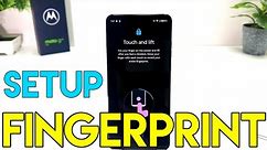 How to setup Fingerprint on Motorola Moto G84