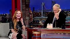 Lindsay Lohan and Dave Letterman prank call Oprah