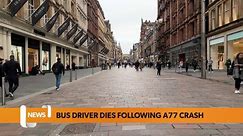 Glasgow headlines 21 August: 23-year-old bus driver has lost his life following crash on A77
