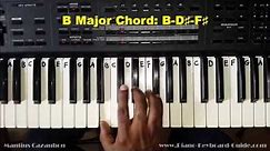 How to Play the B Major Chord on Piano and Keyboard