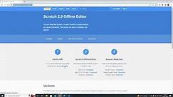 Download and Install Scratch 2.0 Offline Editor software in Windows computer