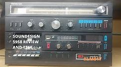 Soundesign 5958 stereo review and test