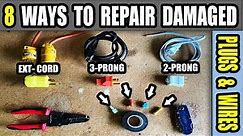 How to Fix a Damaged Electrical Cord or Plug