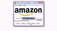Amazon Gift Card Generator! Download! -