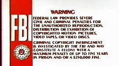 FBI Warning Screens (1984-1991) Logo Colors