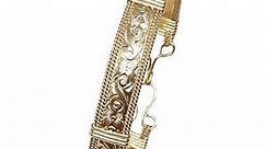Handmade Designer Gold Bracelet for Women, Real 14k Gold Filled Bangle