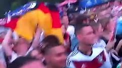 Deutschland Argentinien 1:0 Brasilien 2014 WM Finale Fanmeile Berlin
