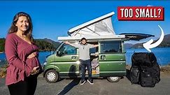 Can we fit in this TINY Japanese Campervan?