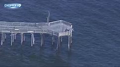 Car crashes into water at end of Virginia Beach Fishing Pier