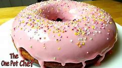Giant Donut Cake | One Pot Chef
