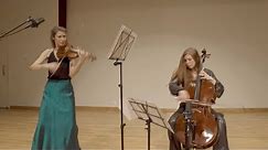 Bach Double Violin Concerto - Violin & Cello - Allegro