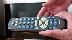 How to set up a universal TV remote without codes, easy remote