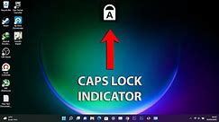 Fix Missing Caps Lock Indicator on Acer Laptop