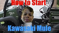 How to Start Kawasaki Mule