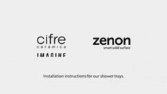 Shower tray installation instructions | Cifre Ceramica | Zenon Solid Surface