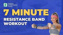 Effective 7 Minute Workout - FULL BODY RESISTANCE BAND WORKOUT