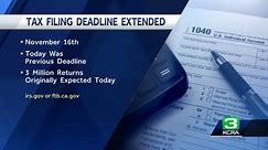 IRS extends tax-filing and tax-payment deadline to Nov. 16 for California storm victims