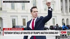 Video shows Josh Hawley running from rioters on Jan. 6