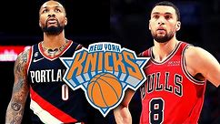 Damian Lillard TRADE To The New York Knicks? | 5 New York Knicks Trades That Could Happen In 2023