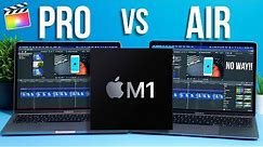 Video Editing | M1 Macbook Air vs M1 Macbook Pro | Final Cut Pro X