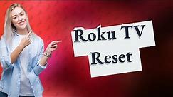 How to do a hard reset on TCL Roku TV?