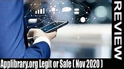 Applibrary.org Legit or Safe (Nov 2020) Worth Investing Money Here? - Find More!