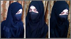 Simple Black Hijab With Mask Tutorial || Hijab Tutorial For Casual Use