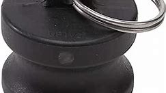 1 1/2" PVC Camlock Dust Plug Fitting - Plastic (Poly) Type DP Male Cam Lock