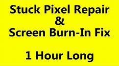 Phone Screen Stuck Pixel Repair & Burn-In Fix - 1 Hour Long LCD OLED & Amoled - 🚩 Seizure Warning! 🚩