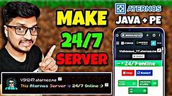 How To Make 24/7 Aternos Server Minecraft | How To Make 24/7 Minecraft Server | Add Anti AFK Bot