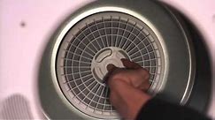 Cleaning the Lint Filter - Haier HLP141E Electric Vented Tumble Dryer