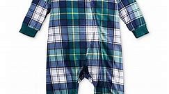 Family Pajamas Matching Infants Mackenzie Plaid Footed Pajamas, Created For Macy's - Macy's