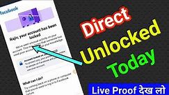 how to unlock facebook account get started| facebook account locked get started problem| fb locked
