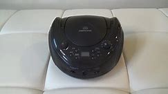 Memorex Portable CD Boombox with AM FM Radio Review and Demo