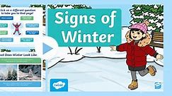 Signs of Winter PowerPoint