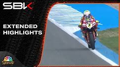 World Superbike EXTENDED HIGHLIGHTS: Spain (Race 1) - Round 12 | 10/28/23 | Motorsports on NBC