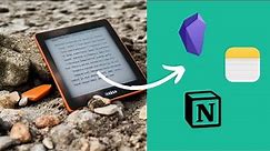 How To Export Kindle Highlights To Your Notes App (For Free!)