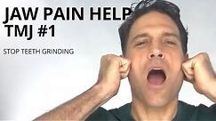 TMJ Exercises #1 --- Jaw Pain Help --- Teeth Grinding