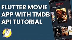 FLUTTER MOVIE APP WITH TMDB API TUTORIAL | PART 1