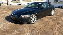 2005 BMW 645CIC VIN WBAEK73435B261218