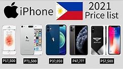 iPhone Price List In The Philippines 2021