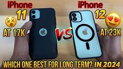 iPhone 11 vs iPhone 12 PUBG Test in 2024 | Which one is BEST for Long Term??🙄🙄
