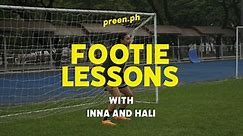 Footie Lessons with Inna Palacios and Hali Long