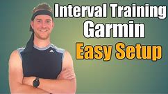 How to set up interval training on your Garmin Forerunner 245 45 645 & Fenix 6 watch